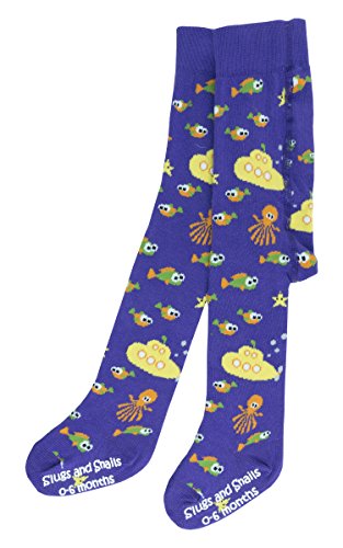 Slugs & Snails Unisex Tights - Yellow Submarines - 3-4 years - 98-104cm