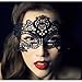 Produktbild JOJOmay Persönliches Geschenk Dessous Sexy Eye Lace Maskerade Maske Kostüm Party Halbgesichtsmaske Glänzende Maske Charming Carnival Mask (Schwarz) Damit du Dich sexy fühlst
