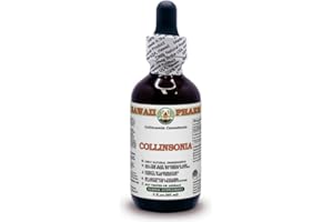 Hawaii Pharm Europe Collinsonia, Stone Root (Collinsonia Canadensis) Dry Root Alcohol-Free Liquid Extract Glycerite 60 ml