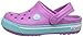 Crocs Crocband II.5, Unisex-Child Clogs, Purple (Wild Orchid/Pool), 4/5 UK Child