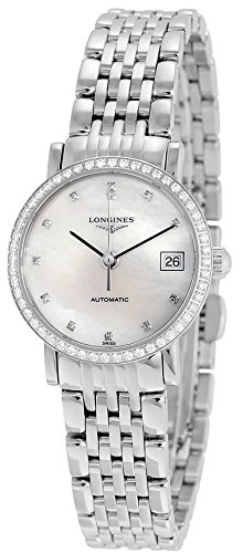 Women's Steel Bracelet & Case Automatic MOP Dial Analog Watch L43090876
