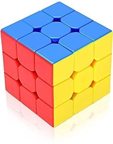 Professional Magic High Speed Stickerless Rubiks Cube [3x3x3] [Ultra Smooth, High Stability, Non Toxic, Tension Adjustable, Multi Color] [5.7 cm Dimension] [Twistable Corner Tiles] [The Best Cube For Beginners] RS.128 (82.00% Off) - Amazon