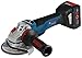 Price comparison product image Bosch Professional Akku-Winkelschleifer 125mm incl. 2. rechargeable battery incl. Bluetooth Modul, incl. suitcase 18V