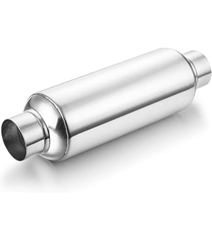 2.25" Inlet 3.5" Outlet Exhaust Tip Polished Angle Cut Diesel Universal