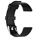 Produktbild FOONEE Silikon-Bänder für Fitbit Versa mit Hülle, Sport-Armband Ersatz-Armband für Fitbit Versa, kompatibel mit Fitbit Versa Smartwatch, Schwarz, S