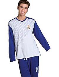 Pijama Hombre REAL MADRID Oficial Blanco y Azul 2017-2018