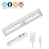 10 LED y SUPER BRILLO: Con 10 LED en cada luz, las luces con sensor de movimiento HyAiderTech proporcionan suficiente luz para asegurarse de que nunca tropiece en la oscuridad. El fantástico ahorro de energía y el medio ambiente garantizan una vida extralarga para su luz.