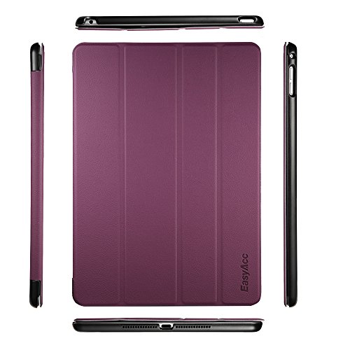 iPad Air 2 Hülle, EasyAcc Ultra Slim Cover Schutzhülle Bumper Lederhülle mit Standfunktion / Auto Sleep Wake Up Funktion für iPad Air 2 2014 Modell Number A1566/ A1567 – Lila, Ultra Slim - 6