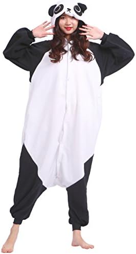 Taigood Unisex Adult Pajamas Animal Cosplay Panda Suitable For height 140-187cm