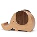 Produktbild uctop Store Hohe Qualität walnuss & takubi Cute Elefant Münze Geld Aufbewahrungsbox Ständer Rack Telefon Kostenlose Hand Schreibtisch Dekoration