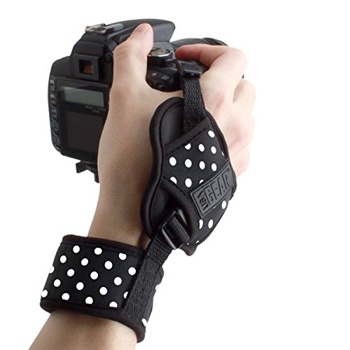 USA Gear Dragonne Grip Sangle Poignet Rapide Appareils Photo Num  riques R  flex et Bridge - Bracelet en N  opr  ne Ajustable Pour Nikon  Canon  Pentax  Panasonic Lumix Et Plus