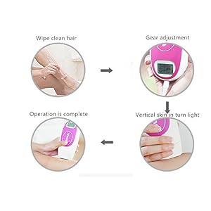 TUMAKOU Home Use IPL Face and Body Hair Removal System(With 2Pcs 300,000 Flashes Head) For Hair Removal+Skin… - Image 4