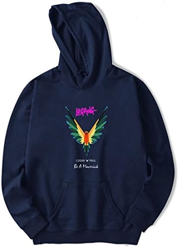 Partiss Unisex BTS Wings You Never Walk Alone Long Sleeve Hoodie(Chinese XS,Navy02)