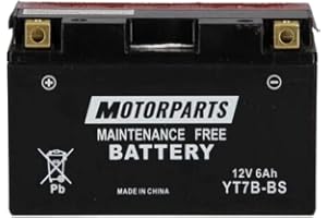 GENERICO Motorparts Batteria YT7B-BS 12V/6AH