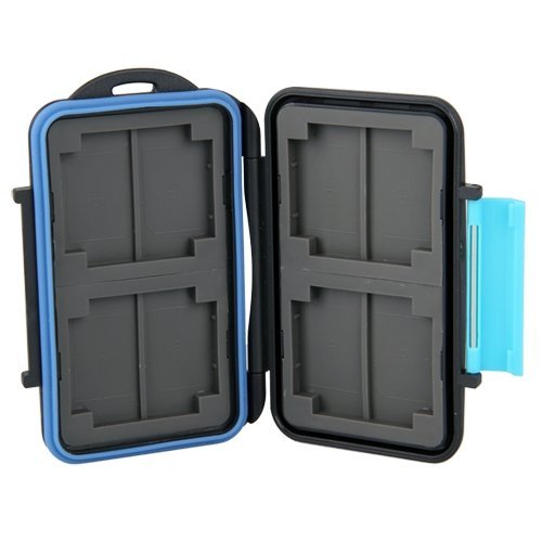 Box Safe Tasche Etui Aufbewahrungsbox Hülle für 4 CF 8 SD Karte - 4