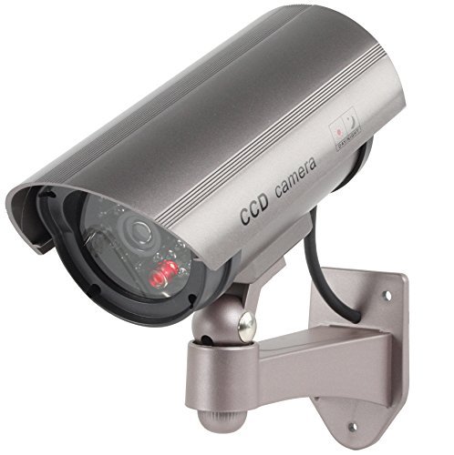 Profi Kamera Dummy mit blinkender LED blinkende LED - Tolle Überwachungskamera Attrappe CCTV IP44 Aussenbereich Kameraatrappe Innen Außen Fake Überwachung Haus Sicherheit Security Profi Kamera Dummy mit blinkender LED blinkende LED - Tolle Überwachungskamera Attrappe CCTV IP44 Aussenbereich Kameraatrappe Innen Außen Fake Überwachung Haus Sicherheit Security
