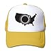 Produktbild Men and Women USA Georgia Total Solar Eclipse 2017 Youth Mesh Baseball Cap Summer Adjustable Trucker Hat