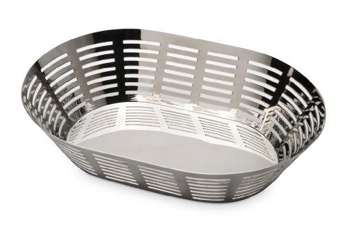 BRA Bella Brotkorb oval, 21 x 31 cm, Edelstahl 18/10
