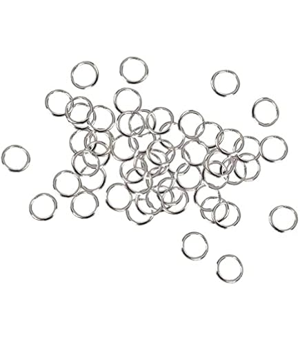100 Kleine Spaltringe 8 Mm Aus Metall – Goldene Doppelschlaufen Für DIY-Schmuck, Armbänder & Schlüsselanhänger