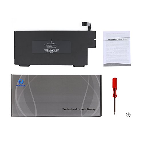 HONGCA® Ultra Hochleistung [Li-Polymer 5000mAh/7.2V] Laptop Ersatz Akku für Apple A1245 A1237 A1304 MacBook Air 13″ (only for Early 2008 Late 2008 Mid 2009), also fit 661-4587 MB003 MC233 MC234 - 8