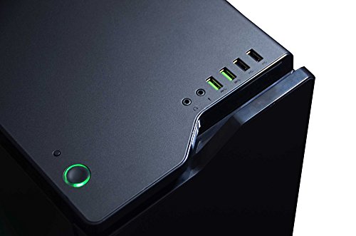 VIBOX Rainmaker 75 Gaming PC – 4,5GHz Intel i7 Quad Core CPU, Geforce GTX 1060, leistungsfähig, Wassergekühlter Desktop Gamer Computer mit Spielgutschein, Windows 10, Grün Innenbeleuchtung, lebenslange Garantie* (4,2GHz (4,5GHz Turbo) Superschneller Intel i7 7700K Kabylake Quad 4-Core Prozessor CPU, Nvidia GeForce GTX 1060 3GB Grafikkarte, 8GB Team 2133MHz DDR4 RAM, 240GB SSD, 3TB Festplatte, Raijintek Triton Wasserkühler, 600W 85+ Netzteil, NZXT H440 Gehäuse, Z270 Mainboard) - 5