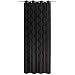 Produktbild WOMETO Vorhang mit Ösen Ornament schwarz, 140x245 cm, Barock-Stil, Blickdicht