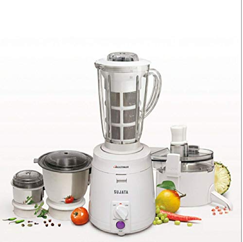 Sujata 900 W Juicer Mixer Grinder, White