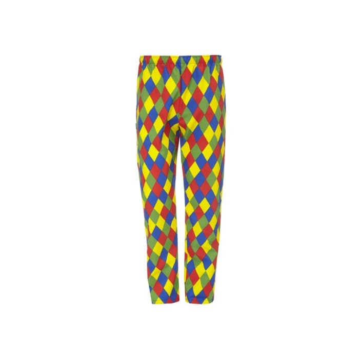 harlequin chef trousers