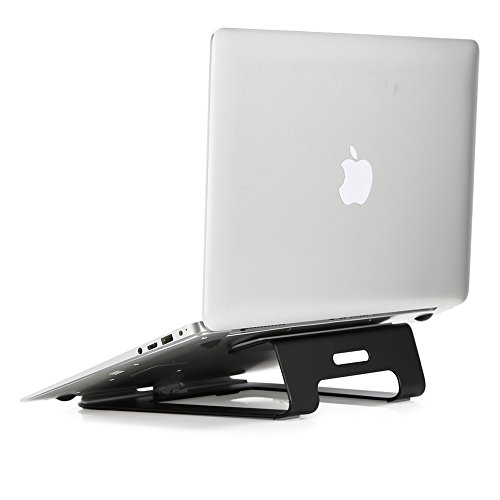 Koolertron Aluminium Laptop Ständer für Apple MacBook Air MacBook Pro und alle anderen Laptops (schwarz ) - 2