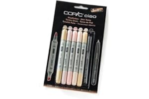 ‎COPIC Copic Ciao Stifte-Set, Hauttöne, 5 plus 1