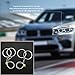 Produktbild sdfghzsedfgsdfg Professionelle Nicht-HID Halogen-Scheinwerfer-Set weiß/gelb Lichtfarbe LED CCFL Angel Eyes Halo Ringe Kit für BMW E46 E87 weiß gelbes Licht