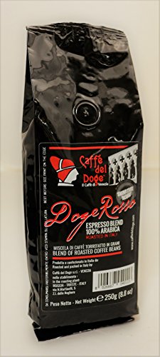 Espresso, Kaffee Caffe del DOGE Rosso - 100% Arabica, 250g Bohnen, Venezia