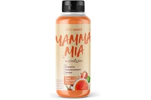 GymQueen Mamma Mia Zero Sauce, a basso contenuto calorico, a basso contenuto di grassi, senza zuccheri aggiunti, per rifinire piatti o come condimento per insalata, vegetariano, Peperoncino Dolce Thai