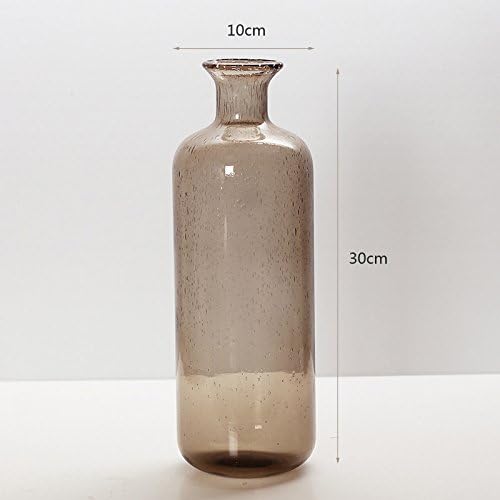 Maivas Vase Creative Bubble Smoke Gray - Transparent Glass - Water Bottle - Glass,