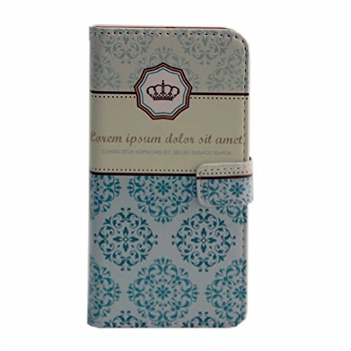 MUTOUREN Samsung Galaxy J1 (2016) SM-J120 Drucken 2 in 1 Brieftasche Bumper Slim-Schutzhülle Tasche mit Karten- / Geldscheinfach PU Leder Handyhülle Schutzhülle Magnetverschluss Kunstleder Flip Case Tasche Hülle Schutz Etui Schale + Eingabestift – Kaiserkrone - 2