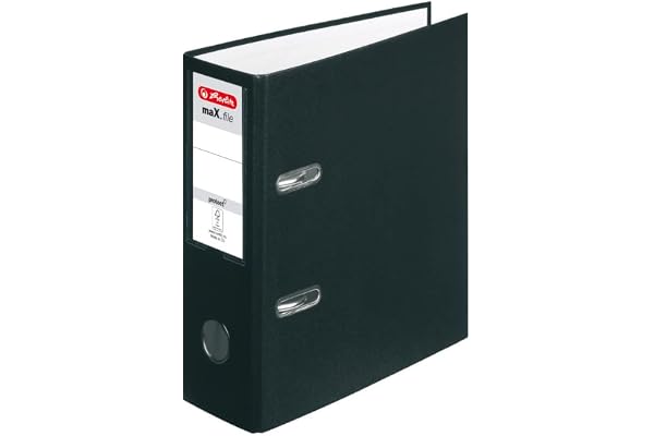 herlitz 10842300 Pärm, Svart, 22 x 8 x 23 cm