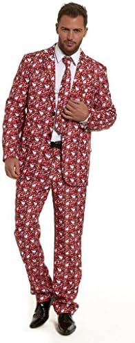 LEKKEZ Lekeez® Stag Do Suits Christmas 2020 Novelty Fancy Stand Out Dress Xmas Costume