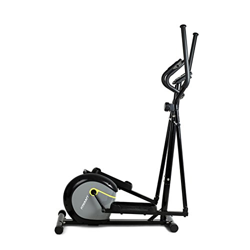 Fitkraft SLIMLINE Crosstrainer Ellipsentrainer mit Computer und Pulsmessung Schwarz Neue Modellnummer: FTKTORBMASL_Schwarz-grün_M - 4