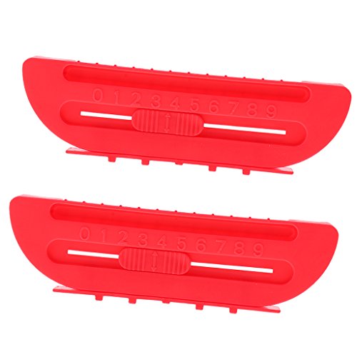 Homyl 2Pcs Air Hockey Table Accessories Goal Door Ball Stopper Score Counters Scoring Units
