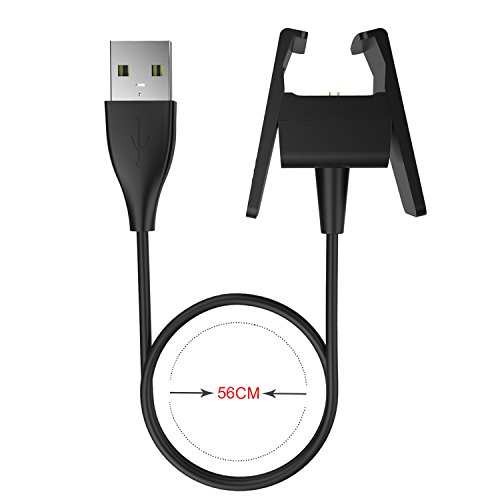 Fitbit Charge 2 Ladekabel, DEGBIT® Fitbit Charge 2 Ersatz Ladegerät USB- ladekabel, Premium Qualität Aufladen USB Charger laden Kabel, Ladestation Charging Dock Adapter für Fitbit Charge 2 Armband - 2