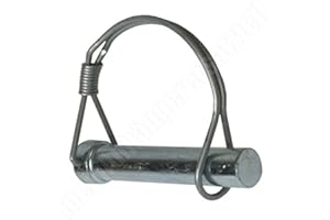 meinAnhängerersatzteil Federbügelbolzen Bolzen für Bordwandscharnier Heckklappe 12 x 70 mm 12x70mm