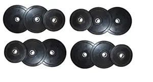Body Maxx 100 Kg Body Maxx Spare Rubber Weight Plates (Rx Spare Rubber Weight Plates (20 Kg X Kg_Lates + 15 Kg X 4 Plates)