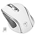 Produktbild VicTsing Mini Schnurlos Maus Wireless Mouse 2.4G 2400 DPI 6 Tasten Optische Mäuse mit USB Nano Empfänger Für PC Laptop iMac Macbook Microsoft Pro, Office Home- Weiß