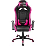 Mars Gaming MGC3BPK - Chaise de jeu ergonomique, dossier inclinable à 180°, rose