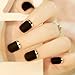 24 X Matte False Full Finger Nails Manicure Nails Fake Nails,Black by Shoolo