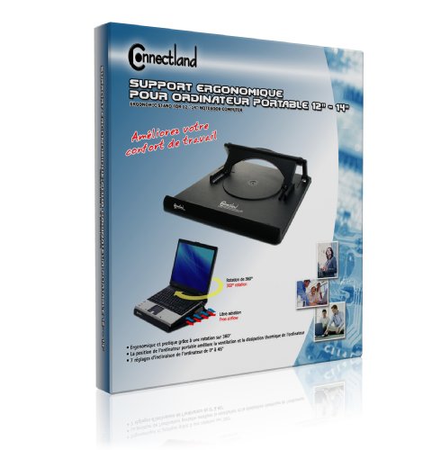 Connectland SUP-NB-CNL-3000 Notebook-Ständer (für 30,5 / 35,6 cm (12 / 14 Zoll) große Notebooks) - 2