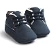Decorie Lovely Baby Boy Girl Warm Soft Sole Faux Leather Toddler Shoes (12-18 Months, Dark Blue)