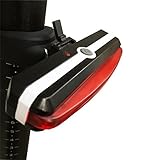 Awnic Rear Bike Light LED Bike Tail Light USB Rechargeable 26 COB LED 6 Modes Waterproof Suitable for Helmets Bikes Bags