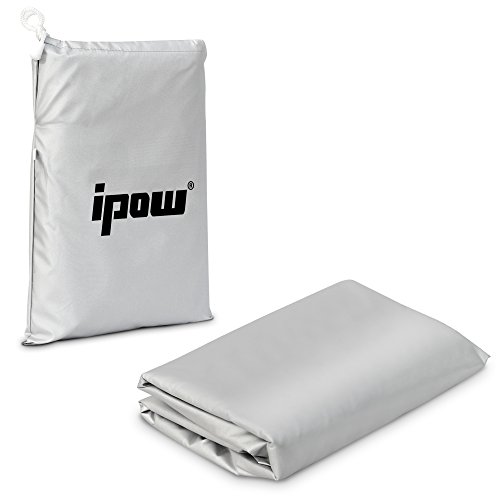 Ipow 210D Oxford-Gewebe Fahrradabdeckung mit Aufbewahrungsbeutel, Wasserdichte Fahrradgarage Abdeckhaube Fahrrad Schutzhülle – Robuster und Sitzfester Bike Cover mit Beutel, Kompatibel mit allen Fahrradmodellen, 200 x 110 x 70 cm - 7