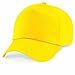 Produktbild Basecap Cap 5 Panel Cap Verschluss Klettverschluss Größe Unisex viel Farben Hellgelb